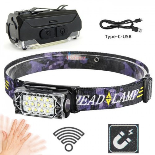 Фенер челник със сензор Induction Headlights YY19E