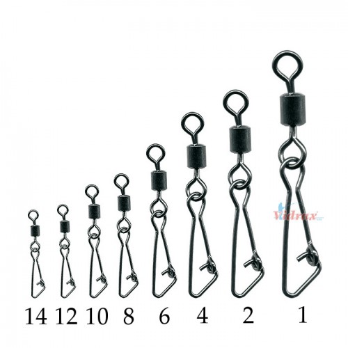 Въртящ вирбел с карабинка TB-3003 55404 - Tubertini