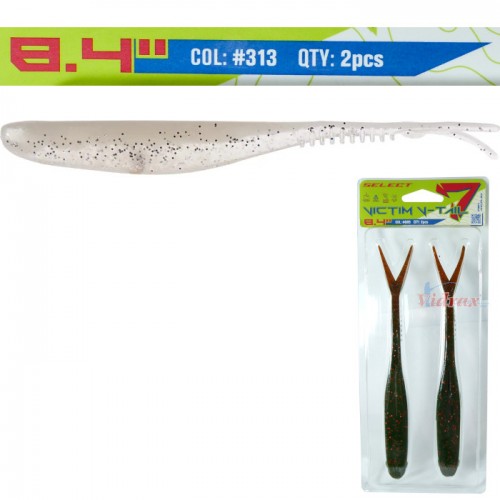 Силиконова рибка Victim V-Tail 8.4" 210 мм Цвят #313 - Select
