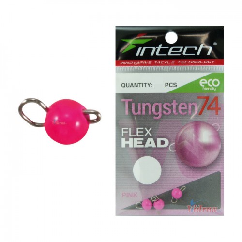 Чебурашка Tungsten 74 Flex Head Gloss Pink UV - Intech