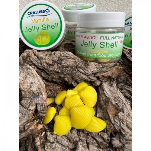 Изкуствена мида JELLY Shell Pineapple Yellow (ананас) Cr-2534 - Cralusso