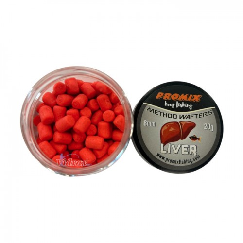Дъмбели Method Wafters 8 мм 20 гр Liver (дроб) - Promix Дъмбели Method Wafters 8 мм 20 гр Liver (дроб) - Promix