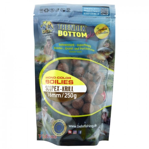 Tопчета Mono-Color Boilies 16 мм Scopex-Krill (скопекс и крил) 4232605 - BEHR