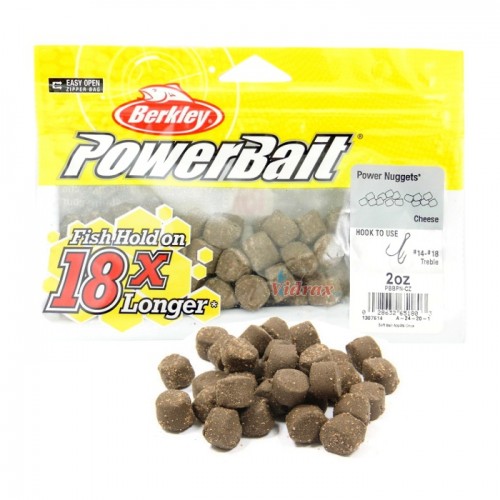 Изкуствени пелети Power Bait Nuggets Cheese 1307614 - Berkley