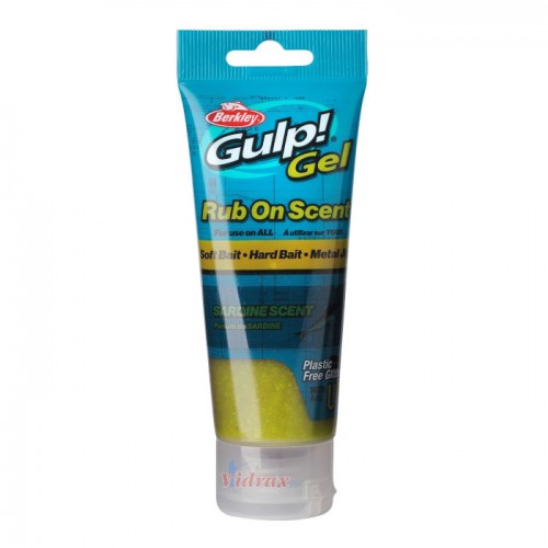 Гел Gulp!® Gel 80 мл Sardine Yellow Silver FLK (сардина) 1640366 - Berkley