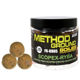 Топчета за куки Method Ground Hook Boilies 16 мм Scopex-Ryba (Скопекс-Риба) FG-KH05 - Jaxon