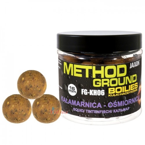 Топчета за куки Method Ground Hook Boilies 16 мм Kałamarnica-ośmiornica (Калмар-Октопод) FG-KH06 - Jaxon
