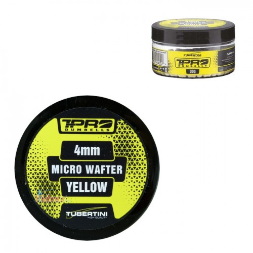 Дъмбели T-Pro Dumbells Micro Wafter 4 мм Yellow 30 гр 3370801 - Tubertini