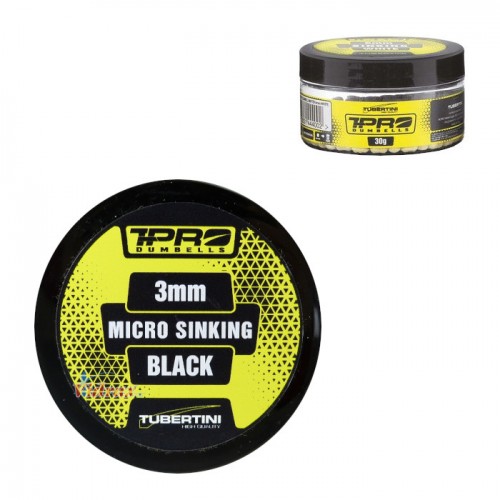 Дъмбели T-Pro Dumbells Micro Sinking 3 мм Black 30 гр 3370906 - Tubertini