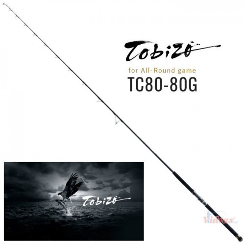 Прът Tobizo TC80-80G 8'0" 2.40 м Lure best 50-90 гр Lure Max 110 гр PE 3-6 - Zenaq