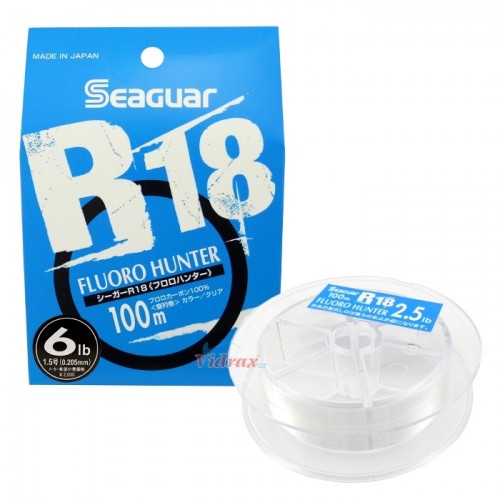 Влакно R18 Fluoro Hunter 100 м 16 lb/ 0.330 мм - Seaguar Влакно R18 Fluoro Hunter 100 м 16 lb/ 0.330 мм - Seaguar