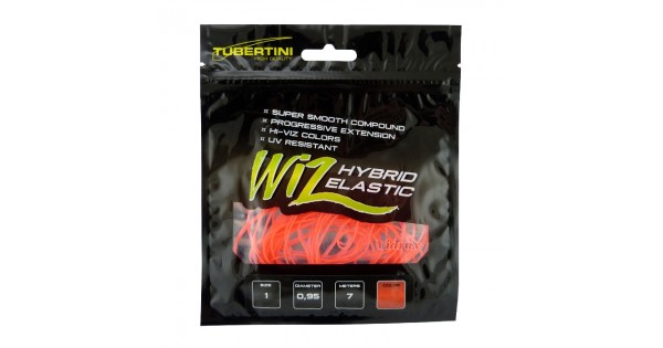 Ластик Wiz Hybrid Elastic 7 м Ø 0.95 мм Червен 94638 - Tubertini
