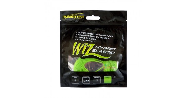 Ластик Wiz Hybrid Elastic 7 м Ø 1.3 мм Зелен 94640 - Tubertini