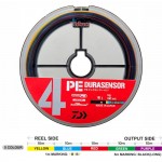 Плетено влакно UVF PE Durasensor x4 + Si2 200 м Multicolor #0.6 - Daiwa